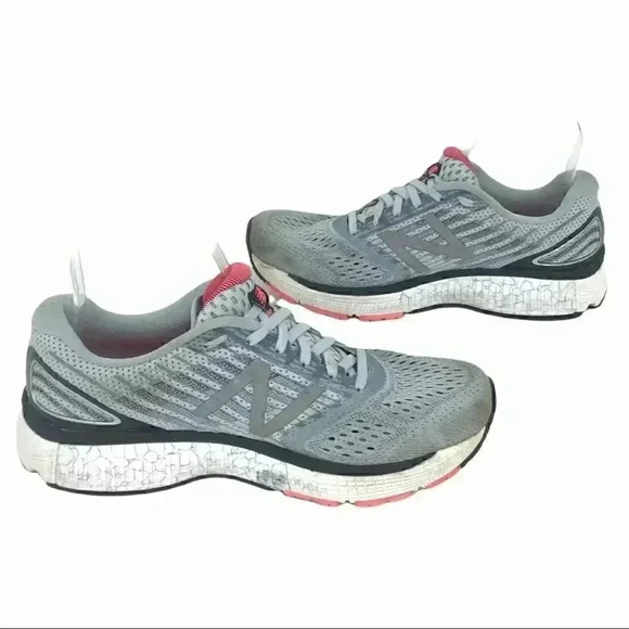 NEW BALANCE 860v9 ICE BLUE PINK ZIG ZAG WOMENS SIZE 8 PLANTAR FASCIITIS SHOES - Picture 5 of 16